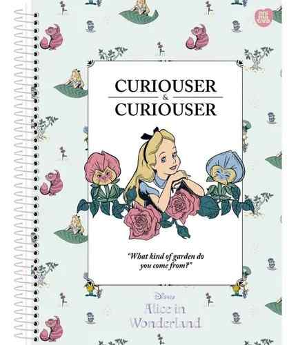 CADERNO C.D. 10X1 ALICE IN WONDERLAND 